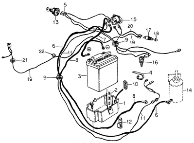 Electric Starting-Sn 73929 And Up Diagram and Parts List for 382 383-0350028U-0350029U-0350032U-0350033U-0350036U-0350037U-132100-132399-132383100-133100-133399-133383100-134100-134399-134383100 Cub Cadet Lawn Tractor